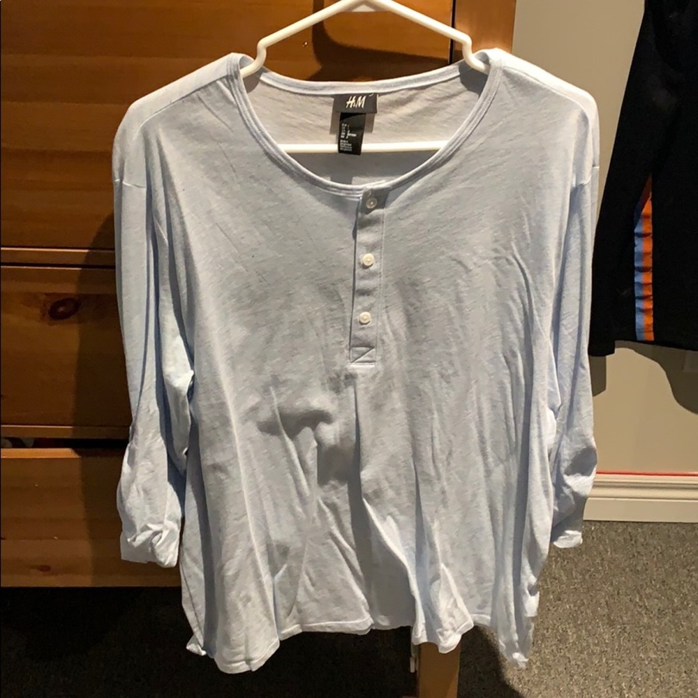 Long sleeve light blue